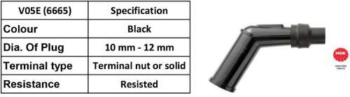 NGK Piaggio Spark Plug Cap V05E (6665)