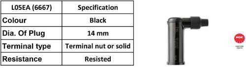 NGK Spark Plug Cap L05EA (6667)