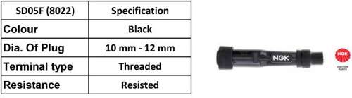 NGK Spark Plug Cap SD05F (8022)