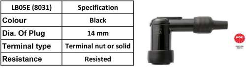 NGK Spark Plug Cap LB05E (8031)