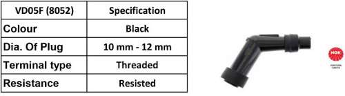 NGK Spark Plug Cap VD05F (black) (8052)