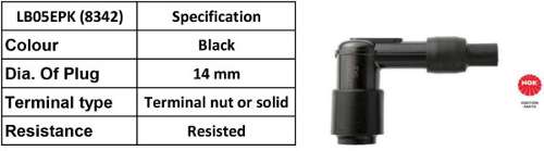 NGK Spark Plug Cap LB05EPK (8342)
