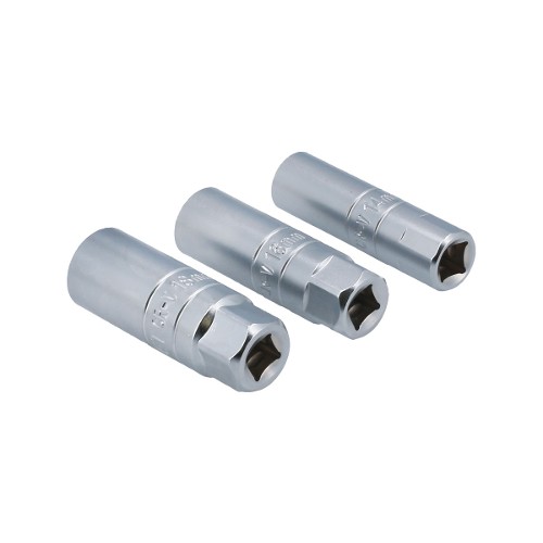 Swivel Spark Plug Socket 10mm Spark Plug Socket 16mm Extra Long Thin Wall Magnetic - 3/8" Drive, 250mm Length Magnetic Spark Plug Socket Set