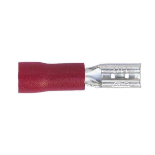 Push-On Terminal 2.8mm Female Red Pack of 100