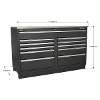 Modular Floor Cabinet 11 Drawer 1550mm Heavy-Duty